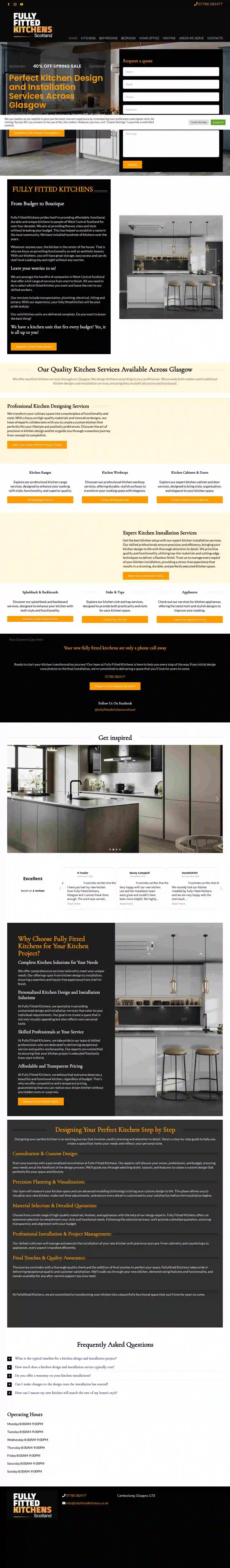 Fully Fitted Kitchens Scotland