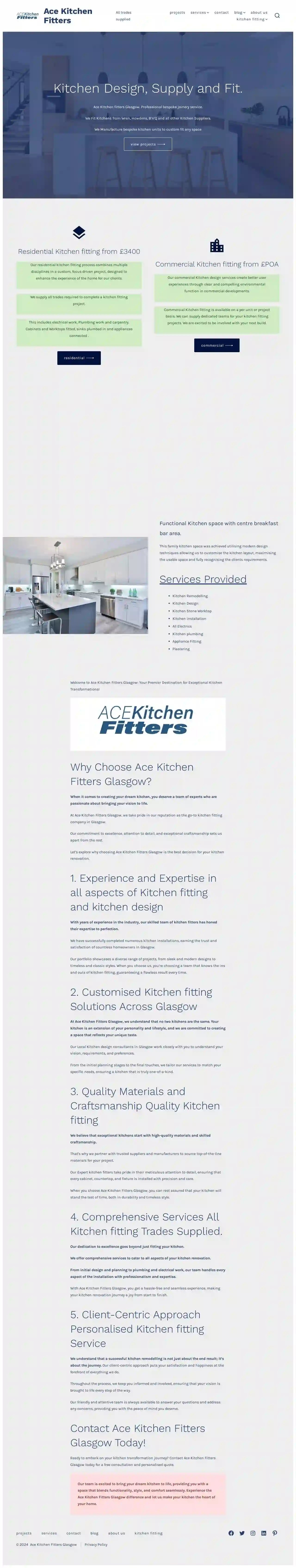 Ace Kitchen Fitters Glasgow