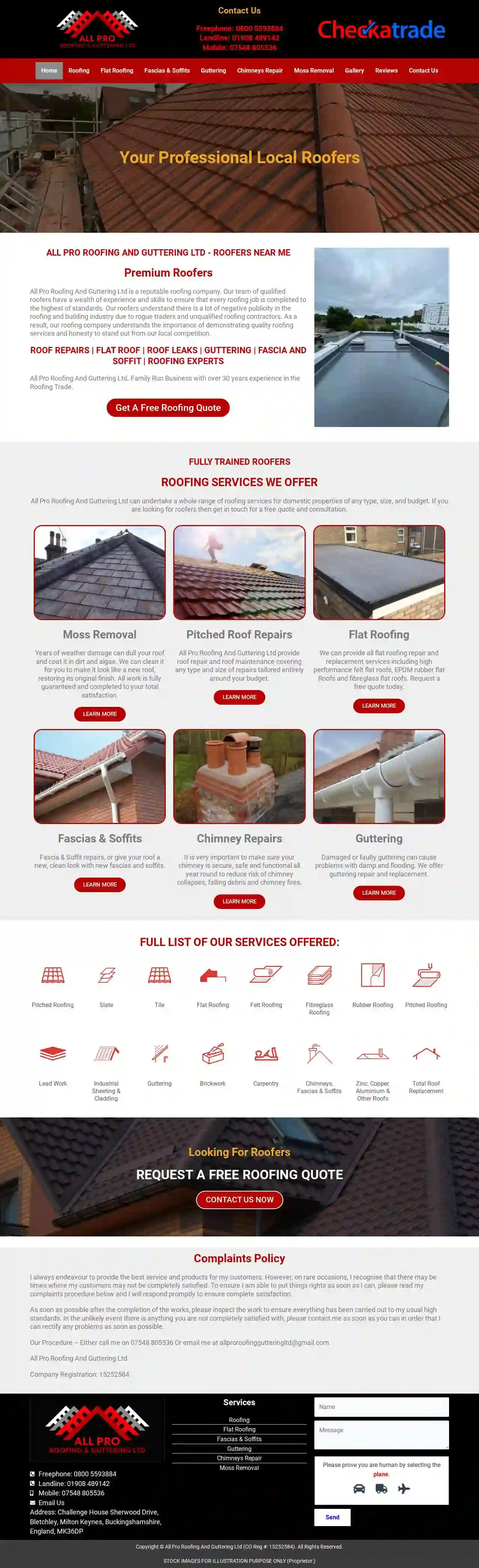 All Pro Roofing And Guttering Ltd