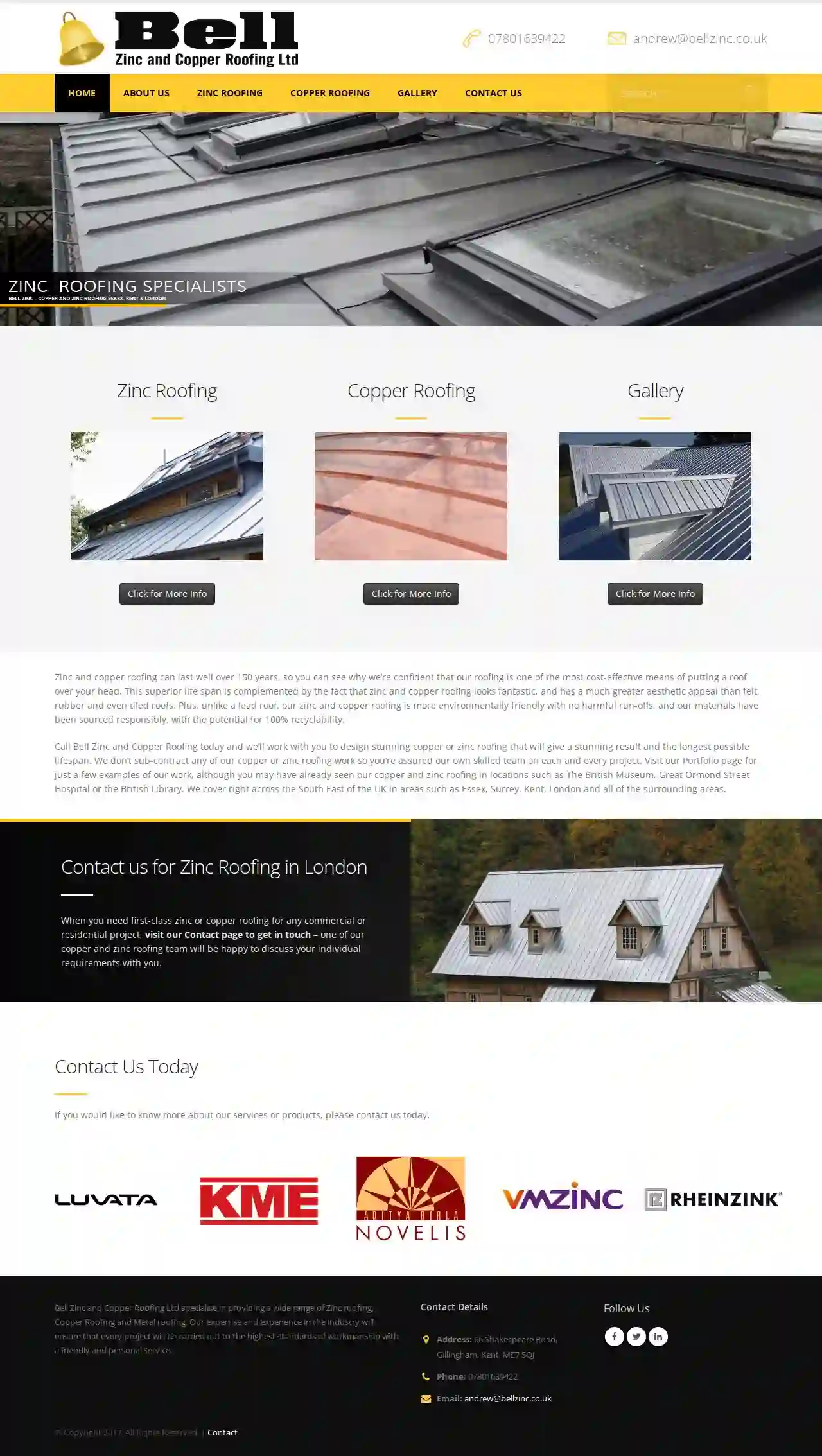 Bell Zinc & Copper Roofing Ltd