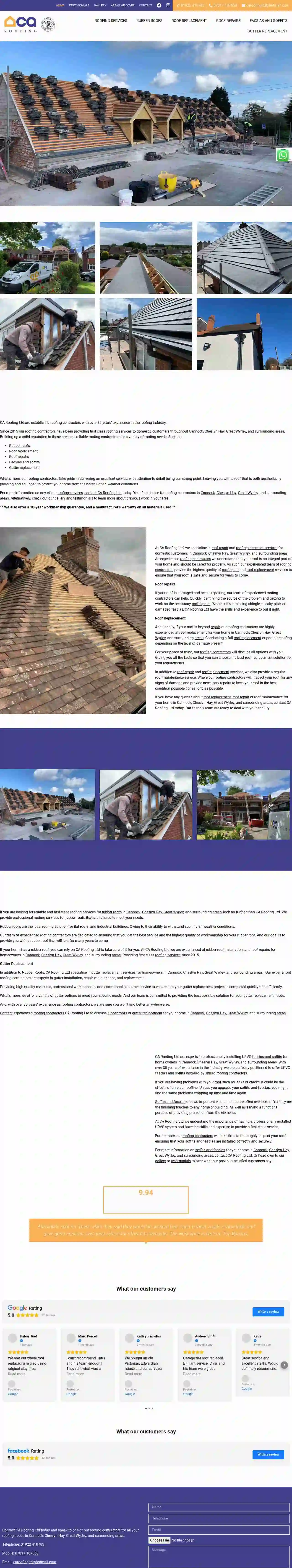 C A Roofing Ltd (Roofing services)