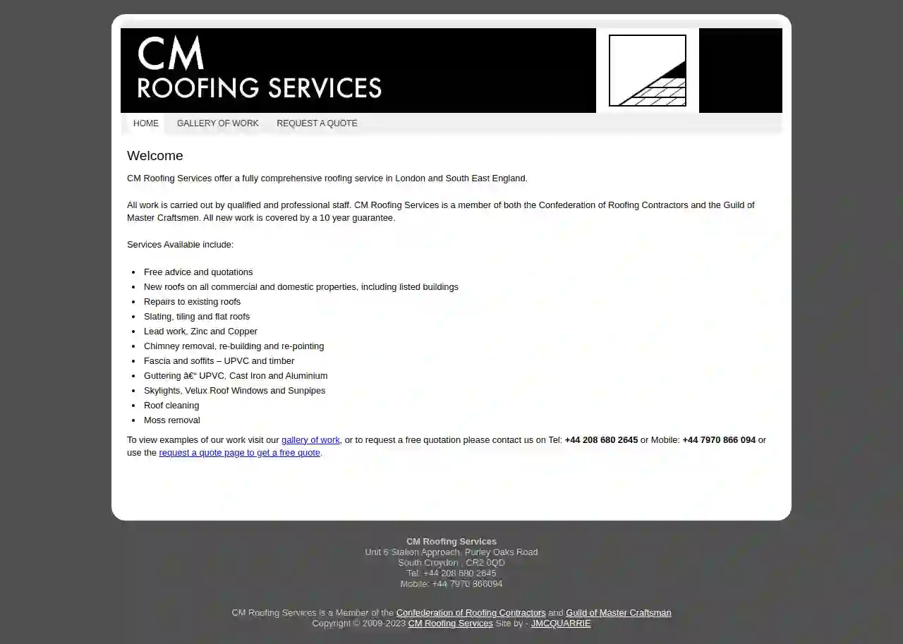 CM Roofing Services