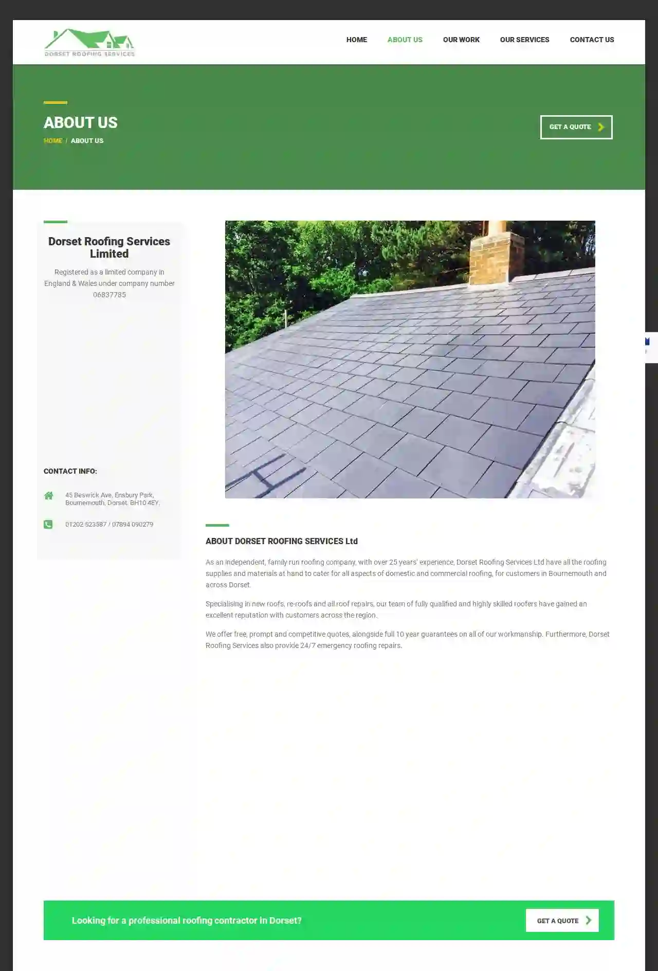 Dorset Roofing Services Ltd