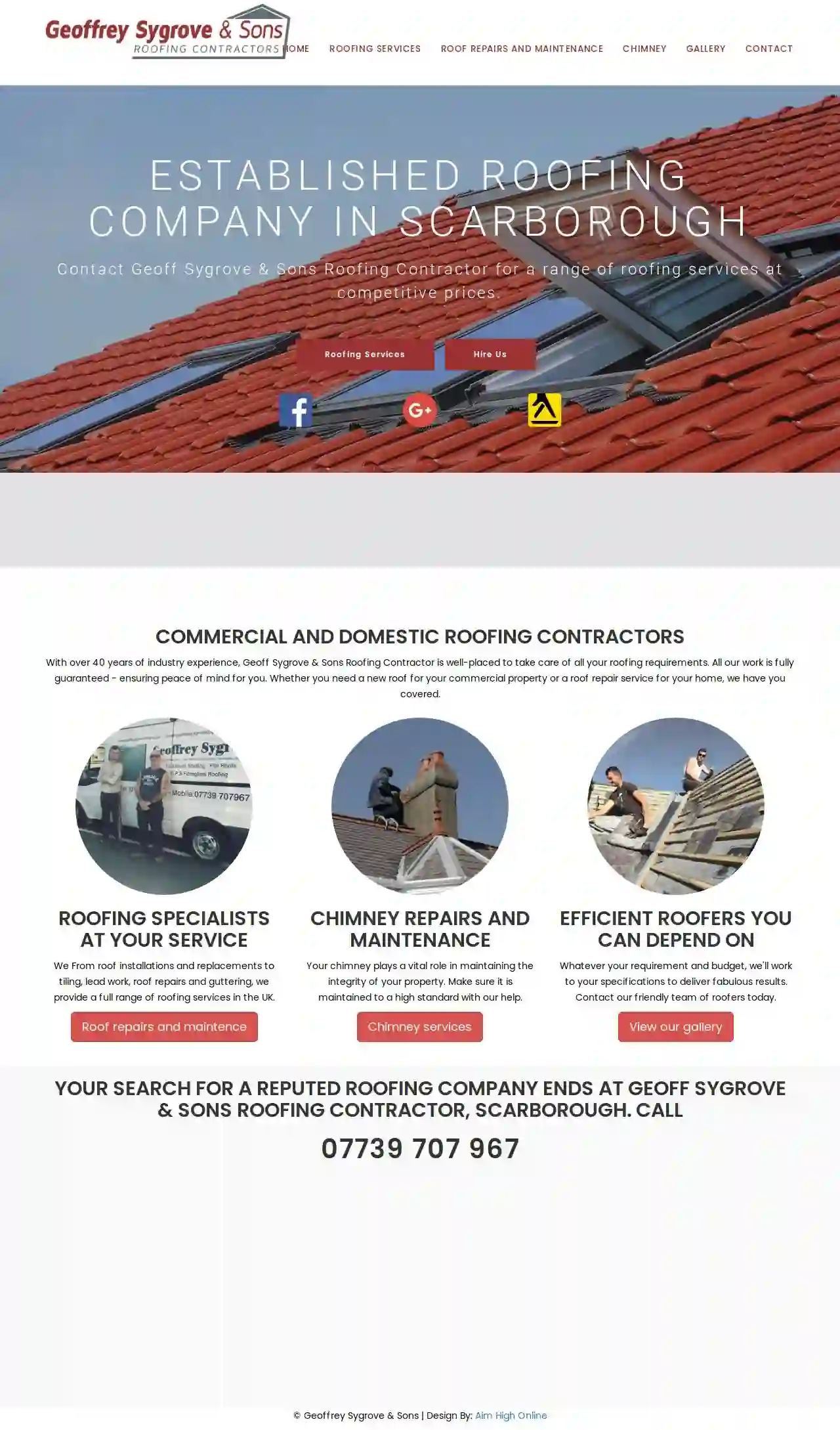 Geoff Sygrove Roofing Contractor - Roofer Scarborough