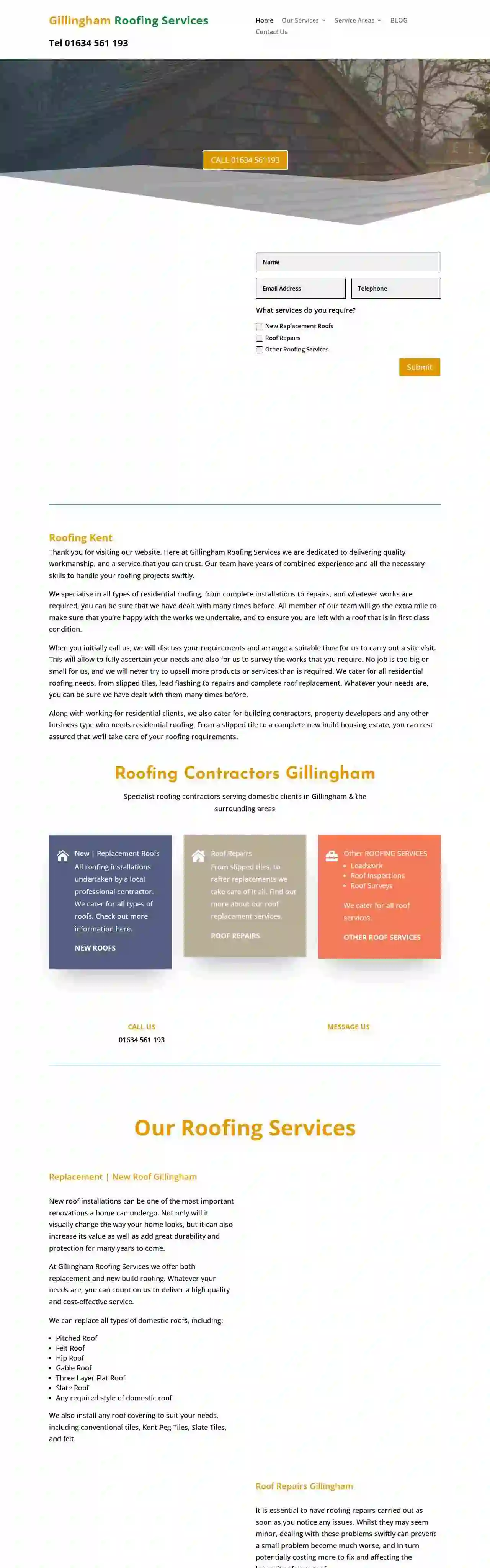 Gillingham Roofing Services