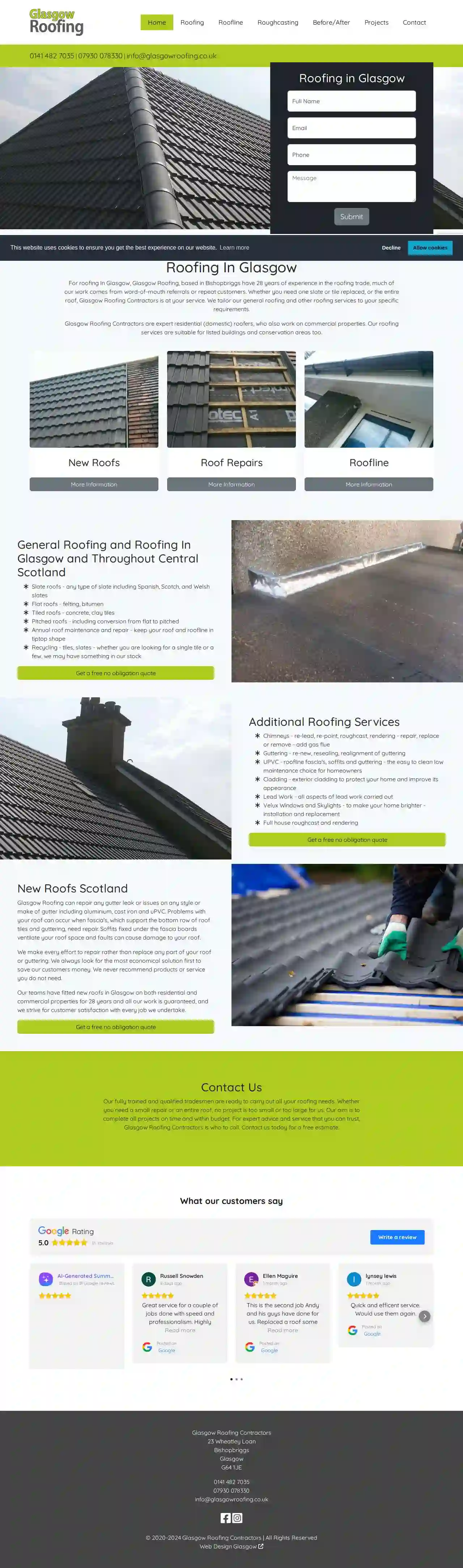 Glasgow Roofing Contractors