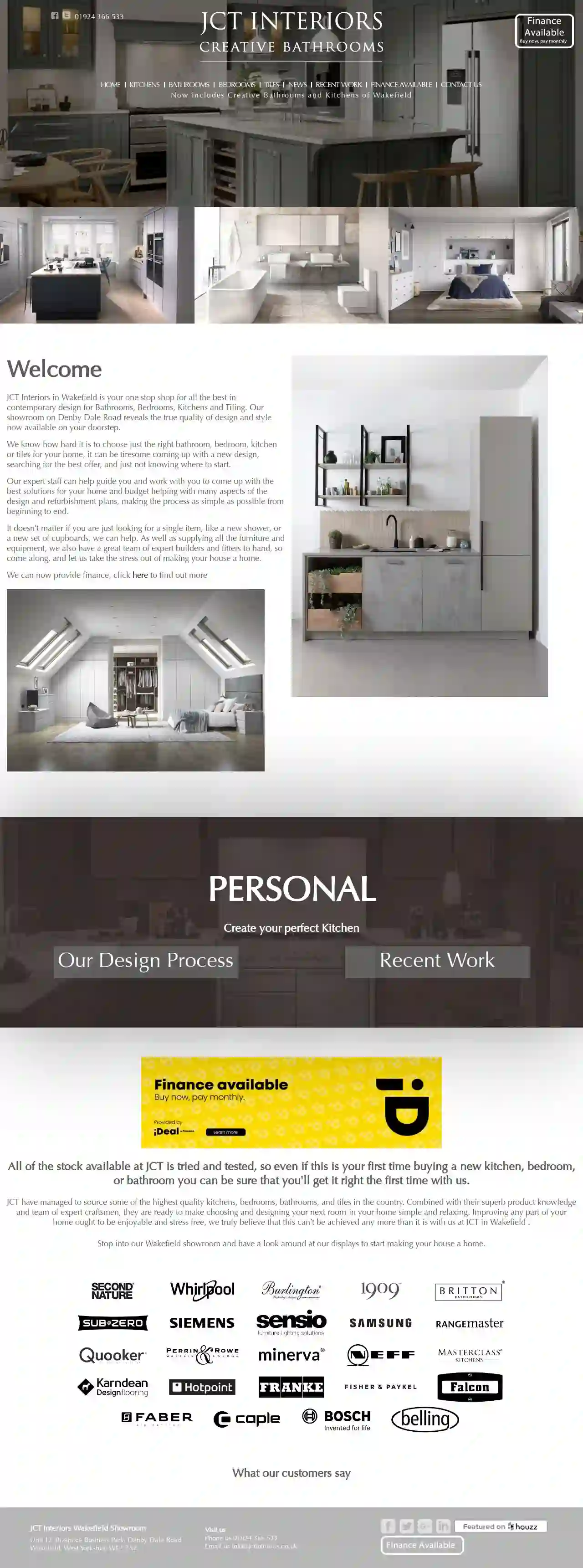 JCT Interiors Creative Bathrooms and Kitchens