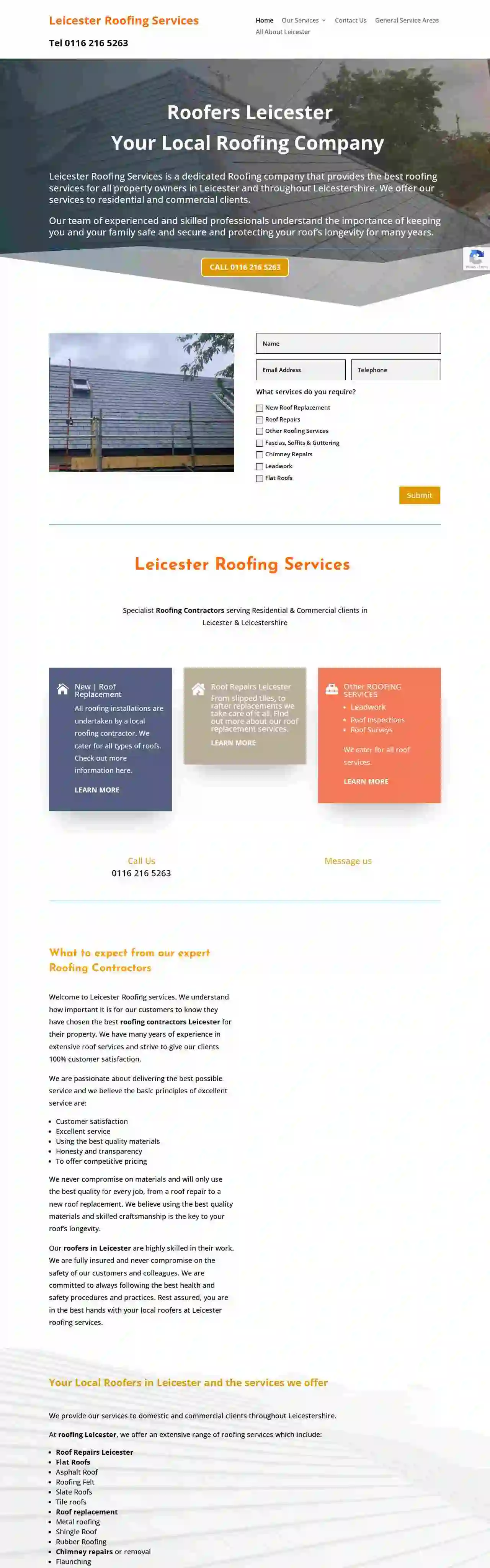 Leicester Roofing Services