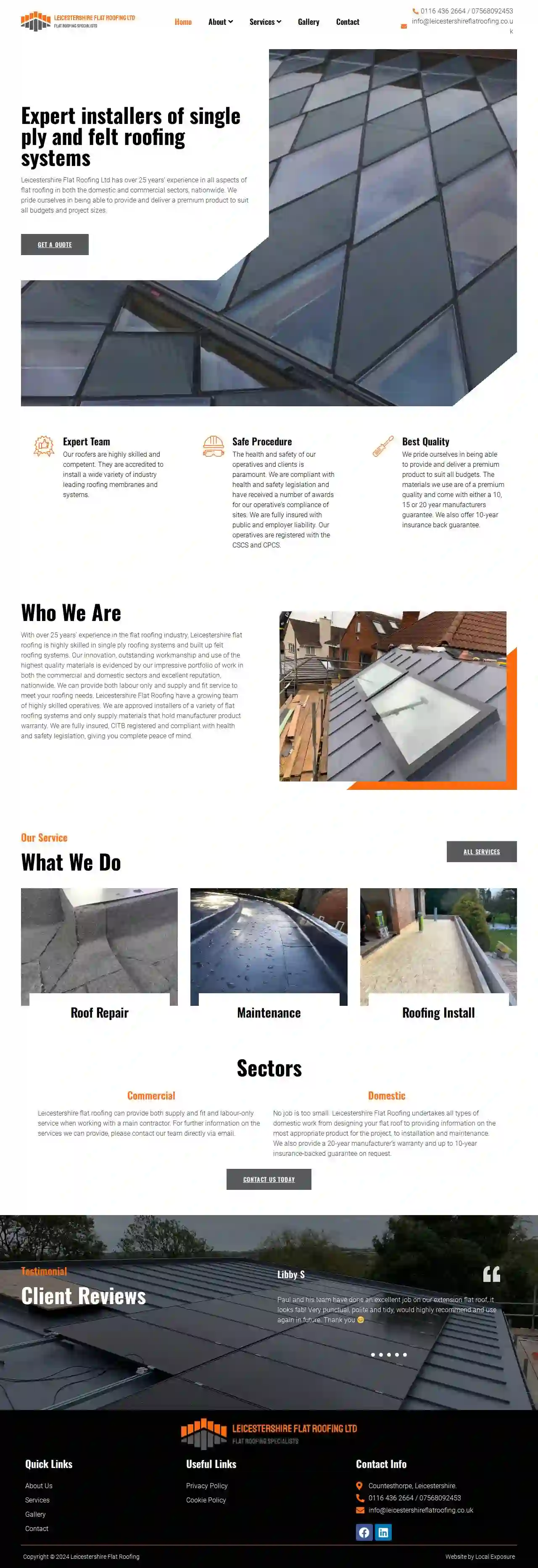 Leicestershire Flat Roofing