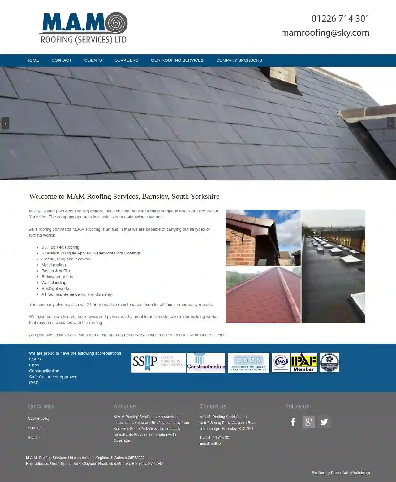 M A M Roofing Services Ltd