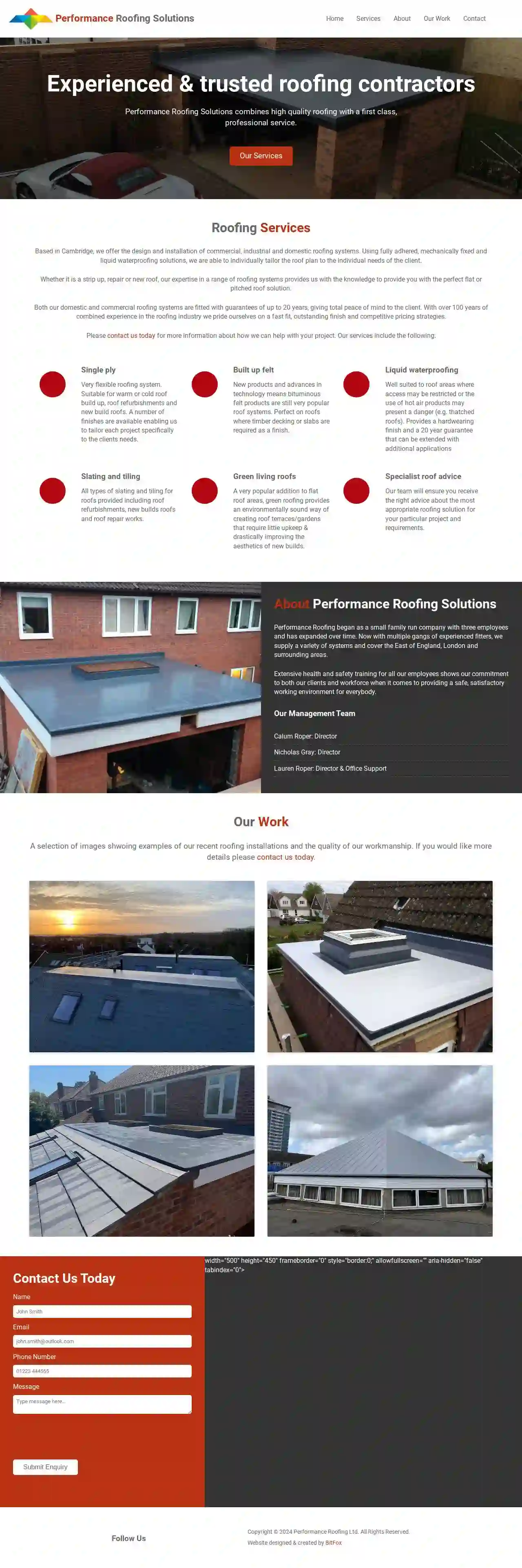 Performance Roofing Solutions