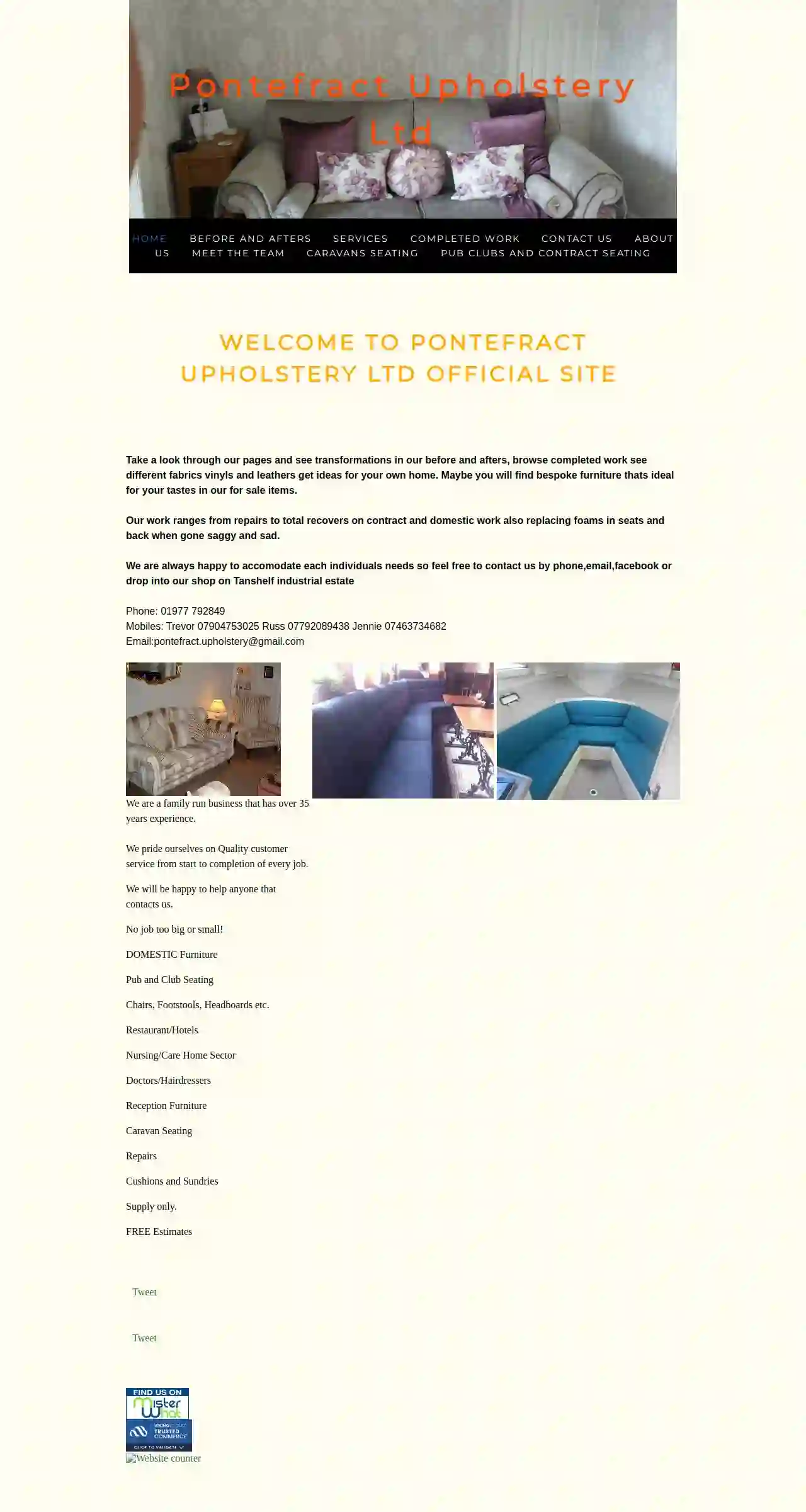 Pontefract Upholstery Ltd