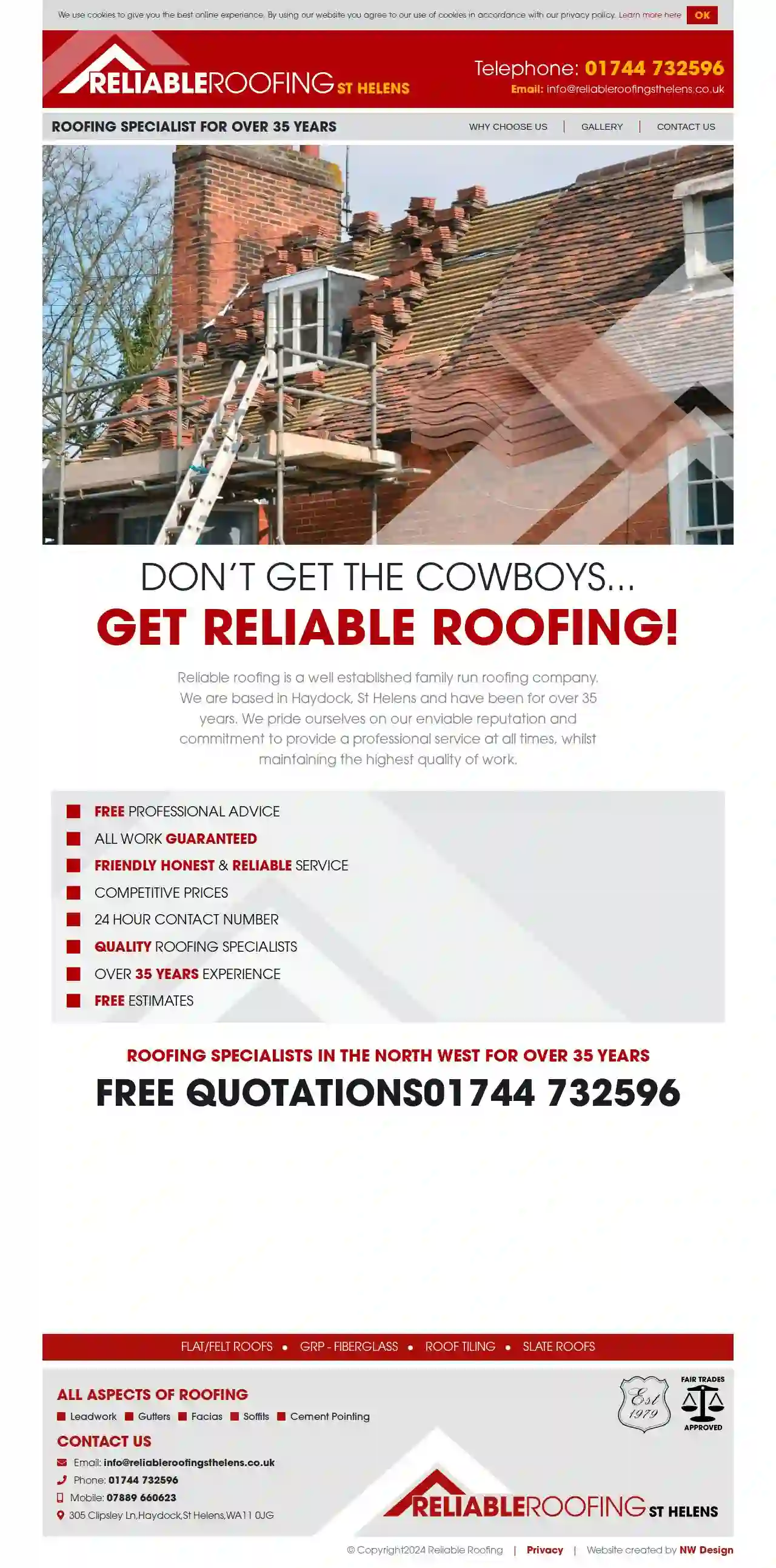 Reliable Roofing St Helens