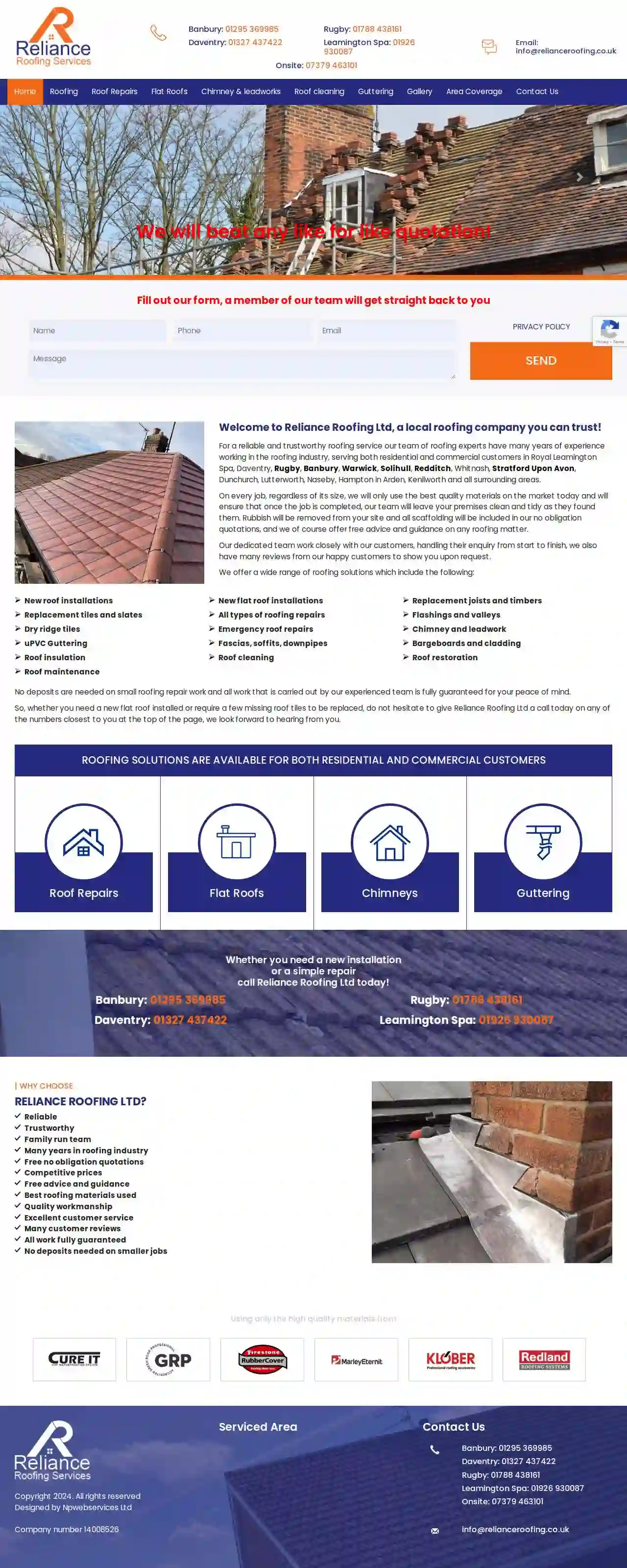 Reliance Roofing LTD