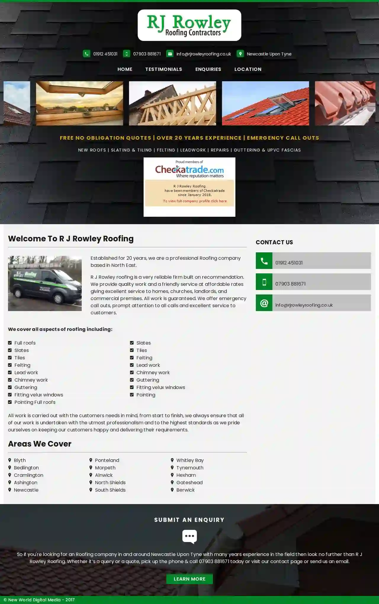 R J Rowley Roofing LTD