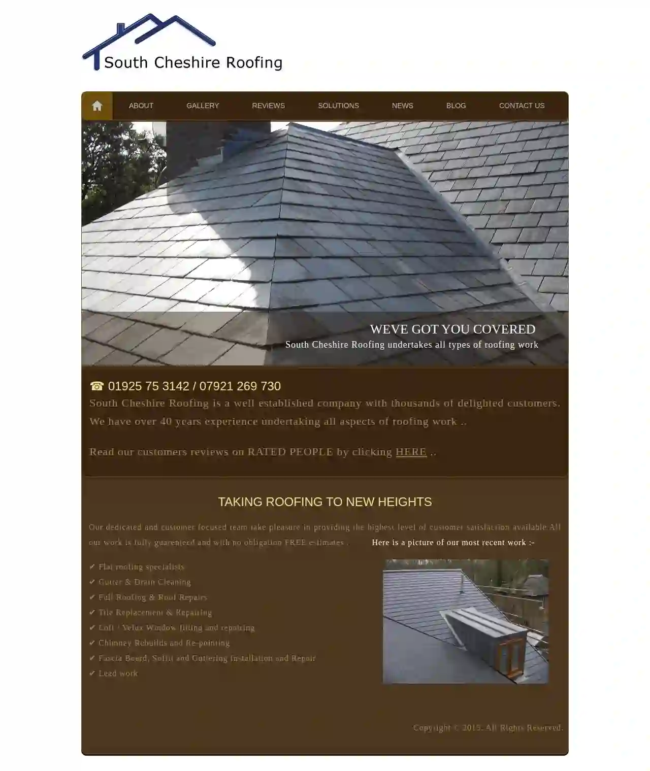 south cheshire roofing