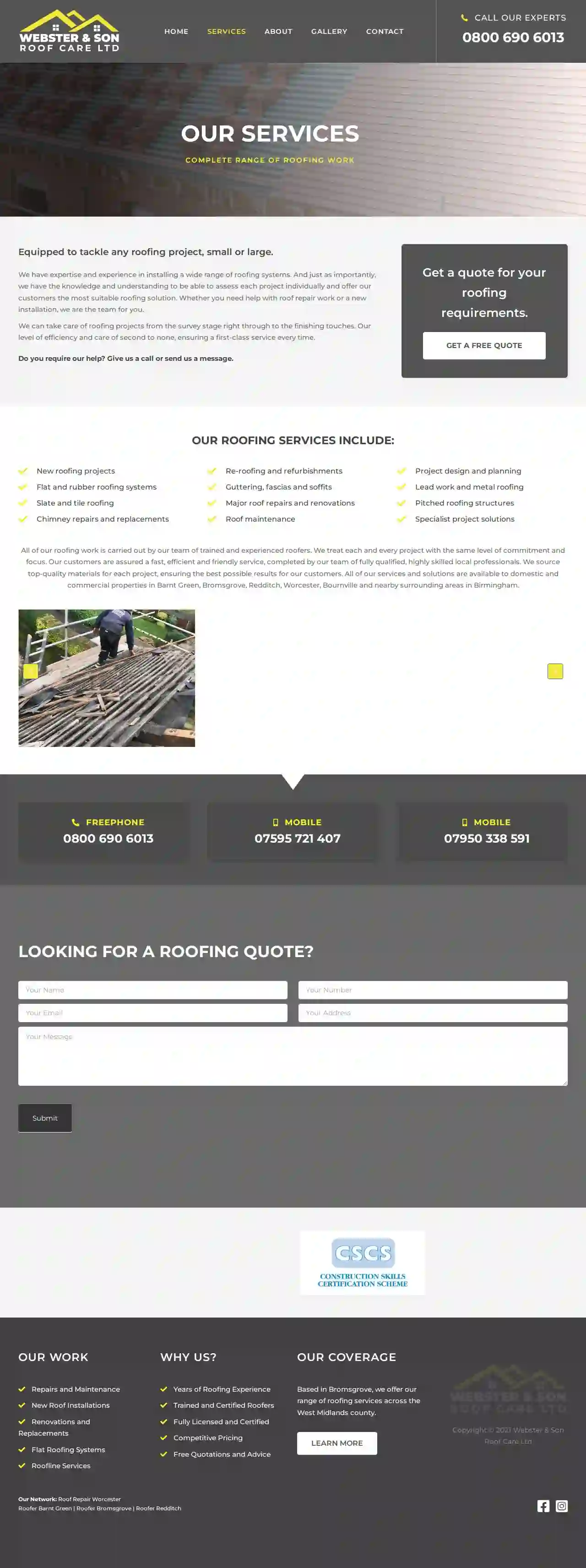 Webster Roofcare Limited