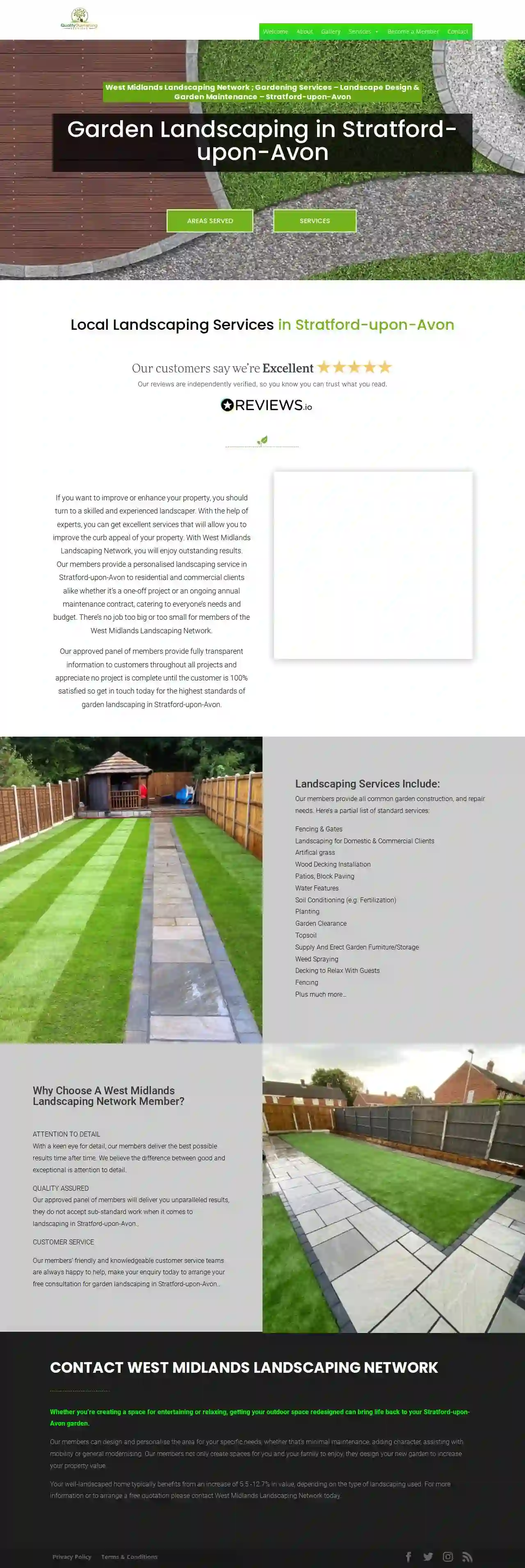 Gardening and Landscaping stratford upon Avon