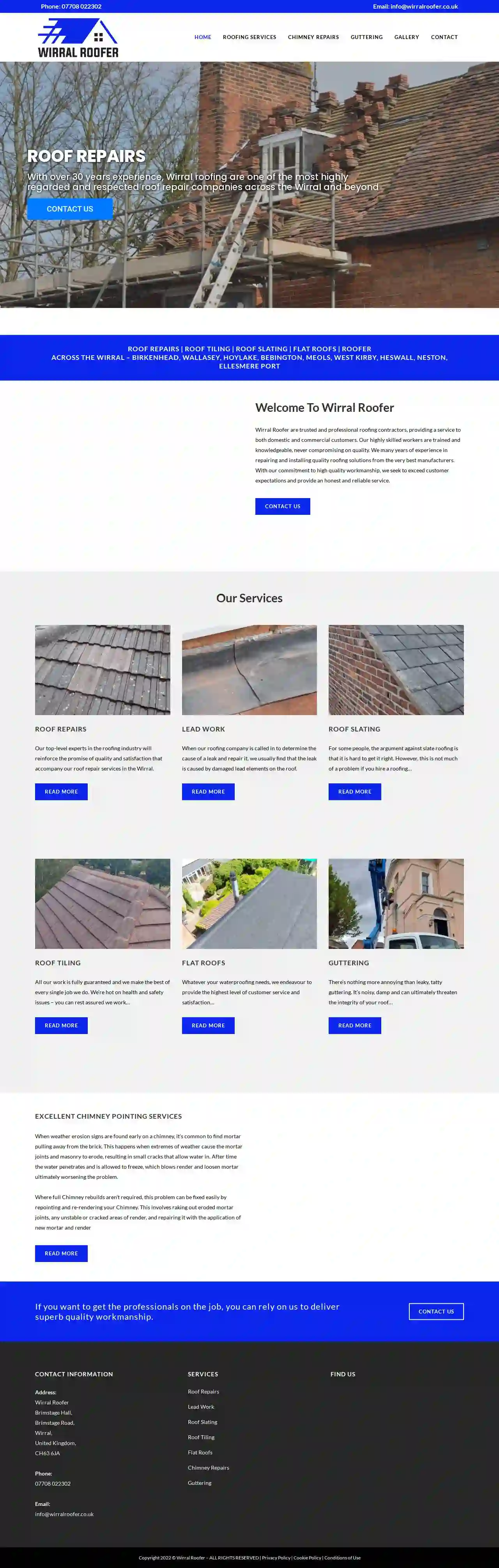 Roof Repairs Wirral